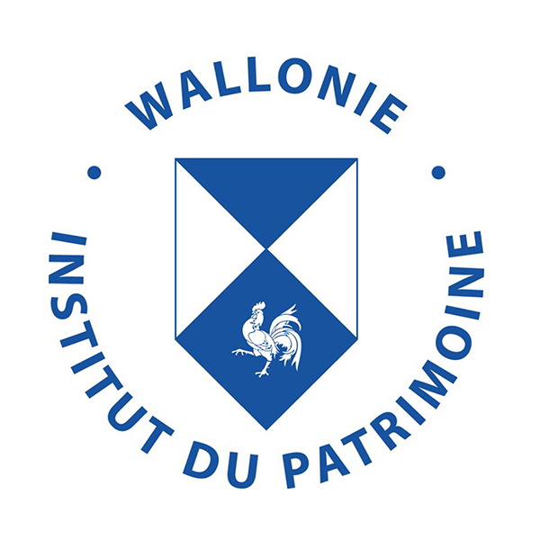 Logo van het Institut du Patrimoine Wallonie waar de abdij van Paix-Dieu deel van uitmaakt.