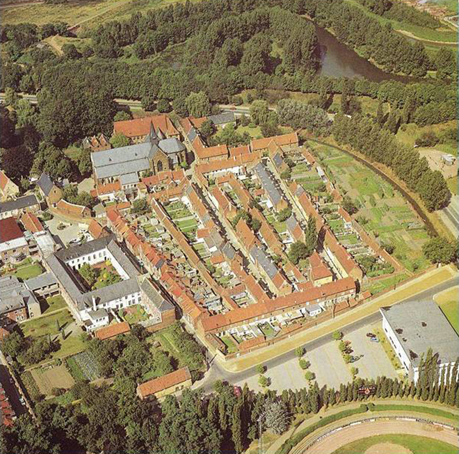 Het Begijnhof van Diest.