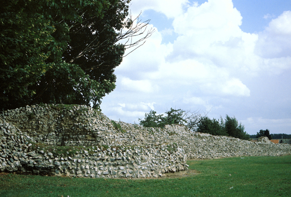 Resten van de ommuring van Tongeren.