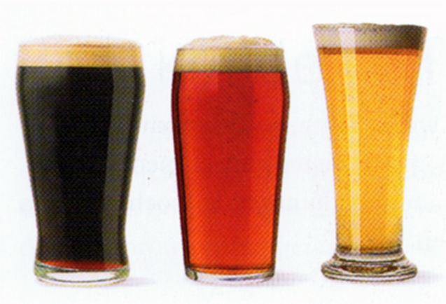 De kleur van bier is nauw verbonden met de kleur van de gebruikte mout. In Europa wordt deze kleur gemeten met de EBC (European Brewers' Convention)-schaal.