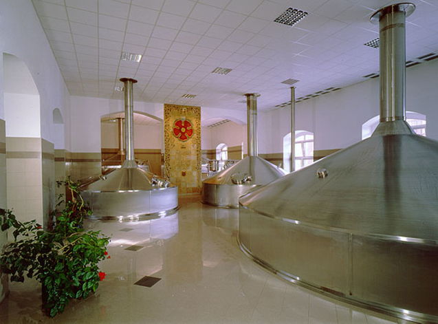 Brouwzaal Brouwerij Regent, Tsjechi&euml;.