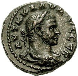 Munt met afbeelding van Romeins Keizer Claudius II 'Gothicus' (268 - 270 n. C)
