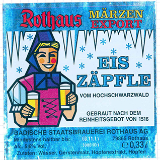 Badische Staatsbrauerei Rothaus Eisz&auml;pfle M&auml;rzen Export