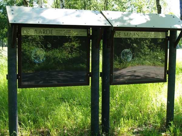 Het planetenpad te Achel