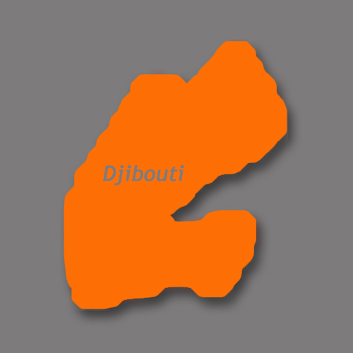Kaart Djibouti