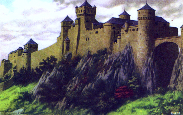 Het Kasteel van Bouillon.