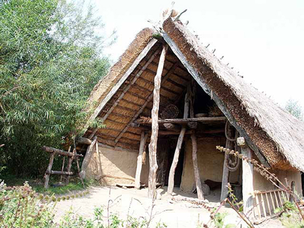 Typische boerderij van de Michelsbergcultuur