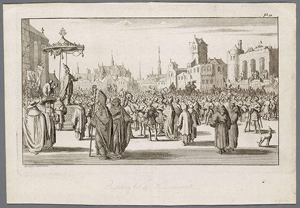 Paus Urbanus II predikt de Eerste Kruistocht.