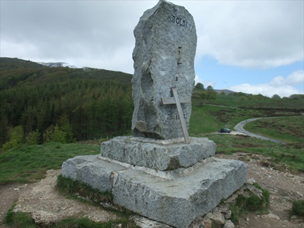 Gedenkteken voor Roeland te Roncesvalles (Navarra, Spanje).