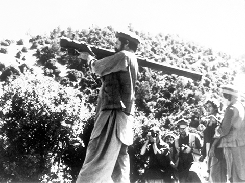 Moedjahedienstrijders in Afghanistan