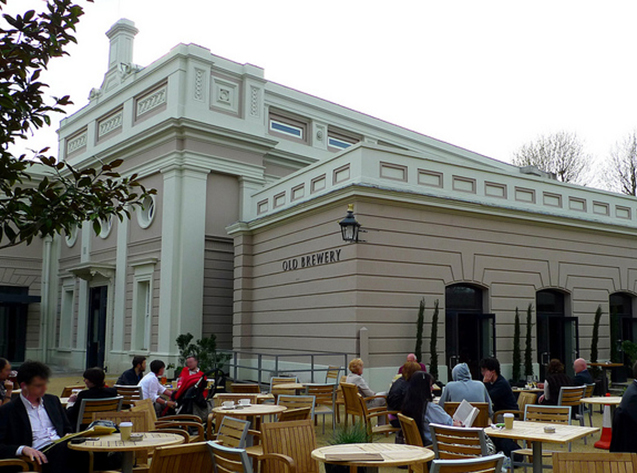 De Greenwich Brouwerij waar de Meantime bieren gebrouwen worden, te London, Engeland.