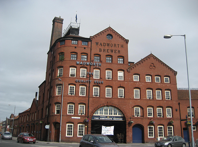 Brouwerij Wadworth, Devizes, Wiltshire, Engeland.
