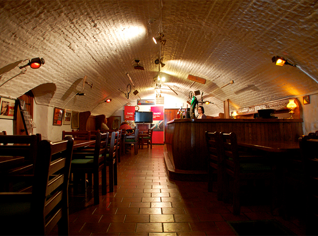 Proefkelder in brouwerij Smithwick's, Kilkenny, County Kilkenny, Ierland.