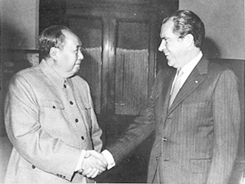 Nixon ontmoet Mao