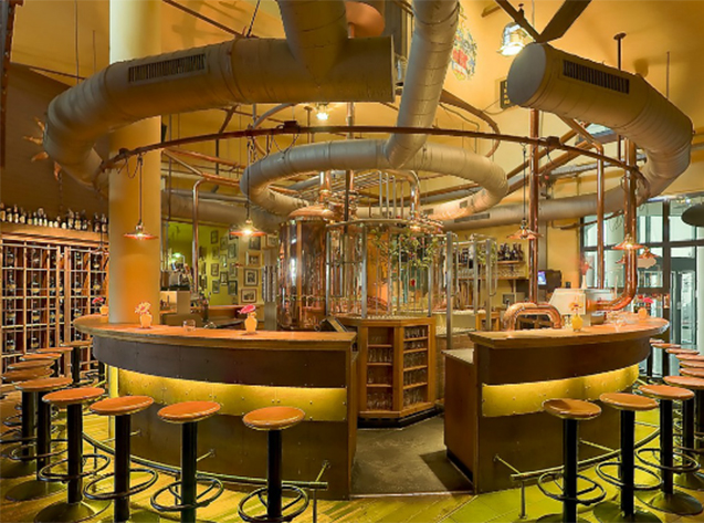 Brouwcaf&eacute; Hammer Br&auml;u, Riesa, Oost-Duitsland.