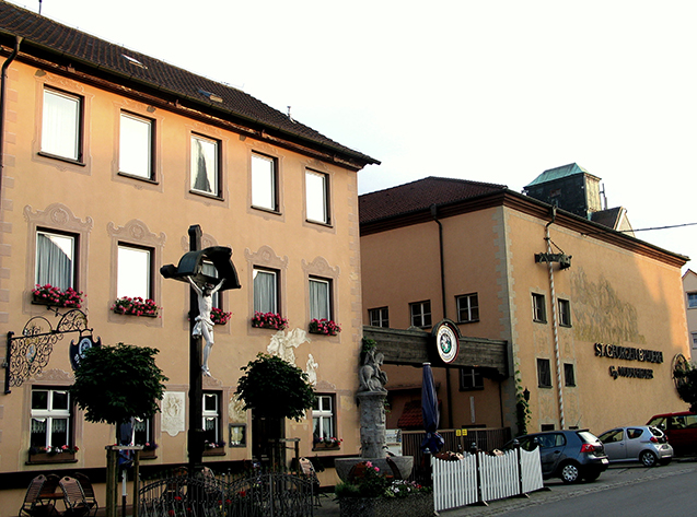 Brouwerij St Georgen Br&auml;u, Buttenheim, Zuidoost-Duitsland.