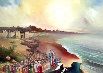 1250 v. Chr.: Mozes leidt de exodus