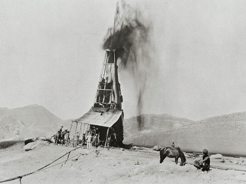 Boorders vinden olie