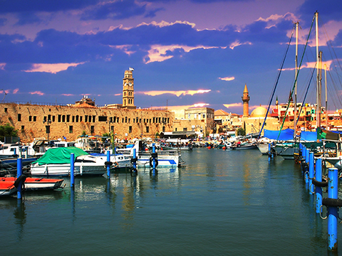 De oude stad Akko
