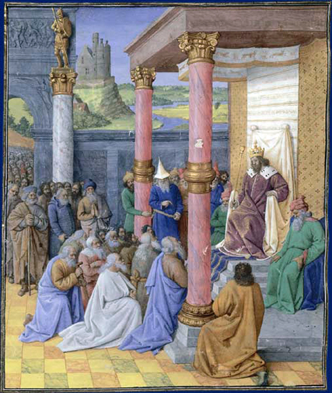 Cyrus neemt Babylon in, joden gaan terug