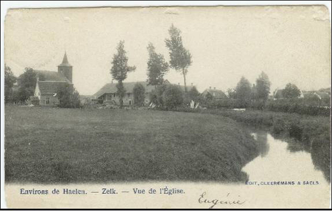 Oude foto van het dorp Zelk